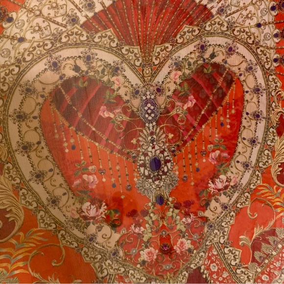 Silk Camilla Cameos Can Can Long scarf - Picture 11 of 13